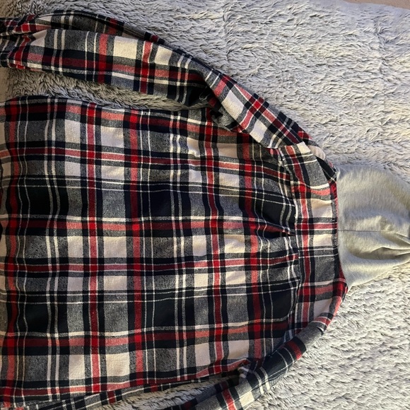 Flannel and Gray Sweatshirt combination - Picture 2 of 2